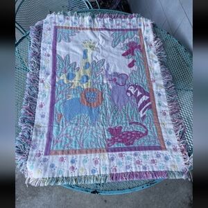 Riegel Jacquard Jungle Animal Blanket 42x30